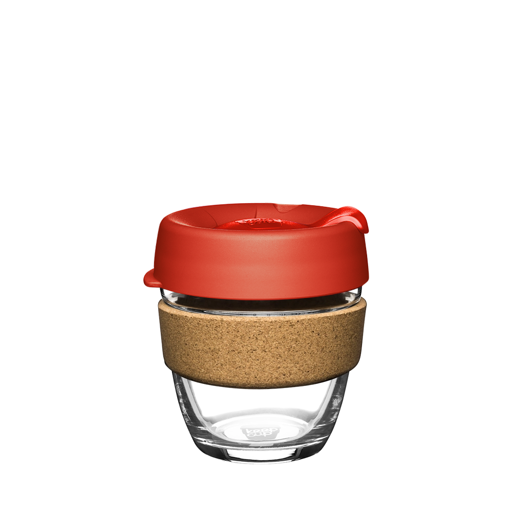 Brew Cork Glass Cup - 8oz | Daybreak