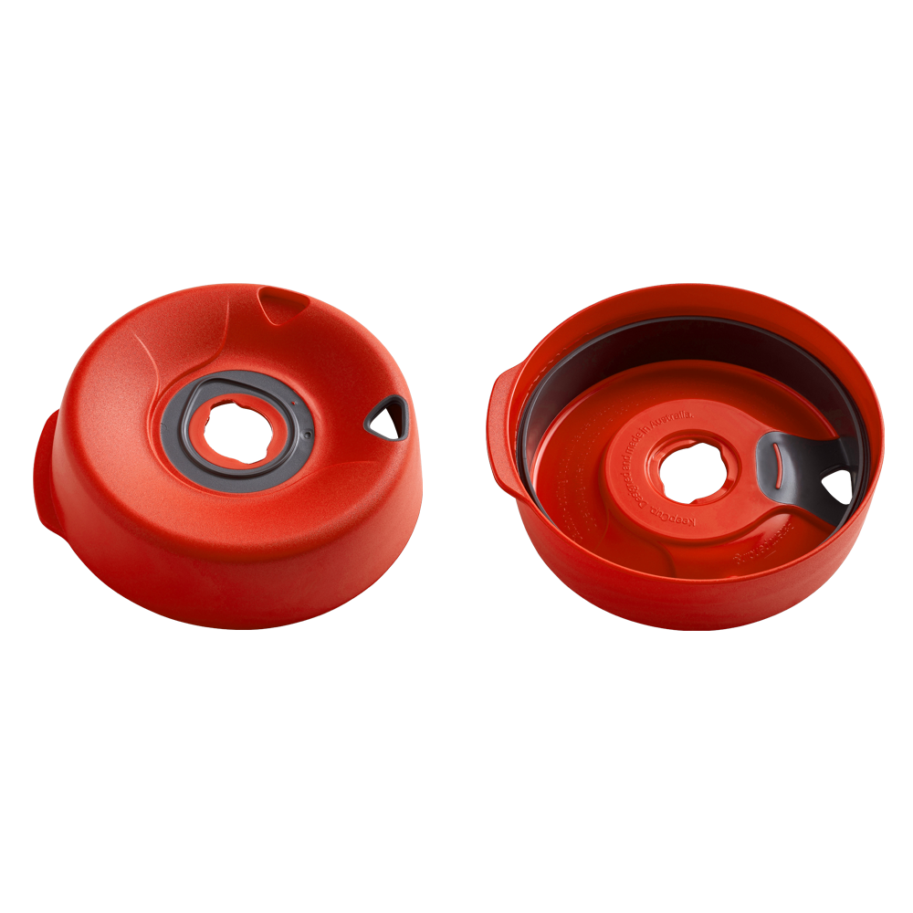 Splashproof Lid Base - S/M/L | Vibrant Red