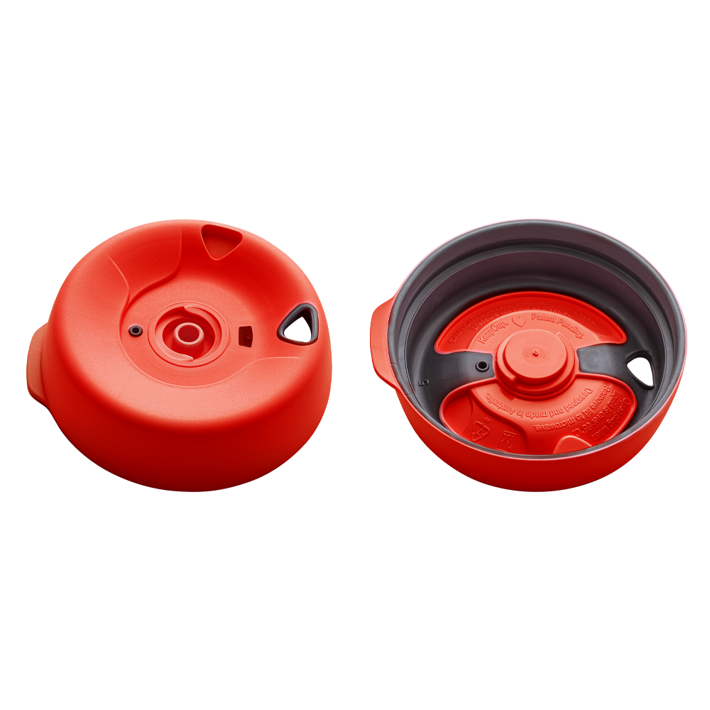 Splashproof Lid Base - Brew - XS | Warm Red