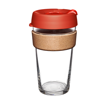 Brew Cork Glass Cup - 16oz | Daybreak