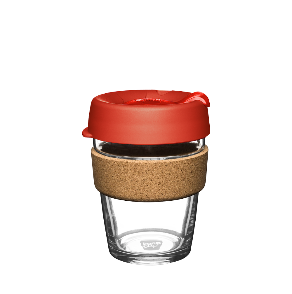 Brew Cork Glass Cup - 12oz | Daybreak