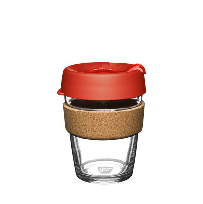 Brew Cork Glass Cup - 12oz | Daybreak