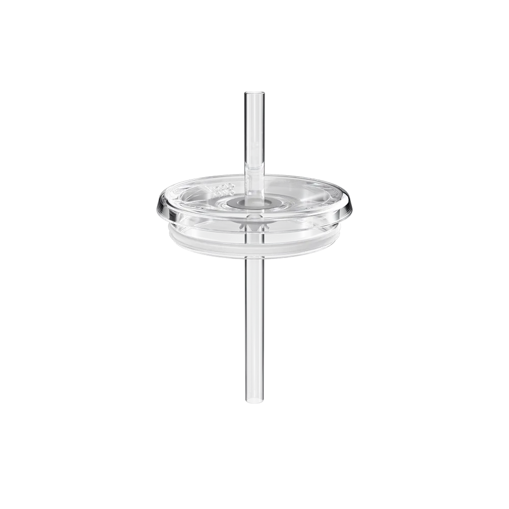 Coffee Straw Lid - M 12oz | Glass Cup