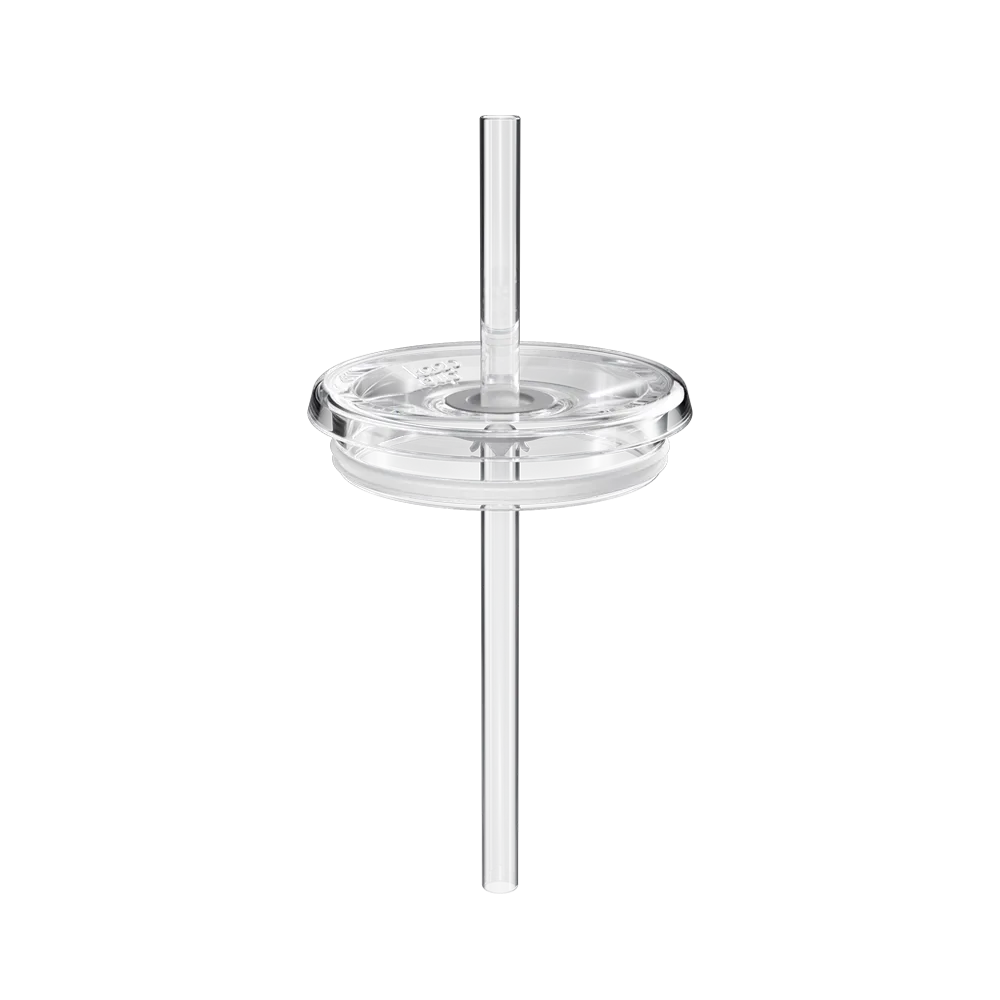 Coffee Straw Lid - L 16oz | Glass Cup