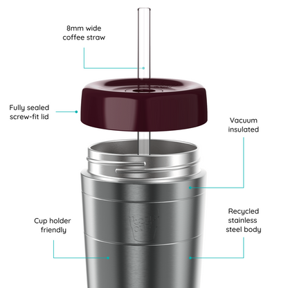 Commuter Cold Cup - XL 20oz | Nitro Mulberry