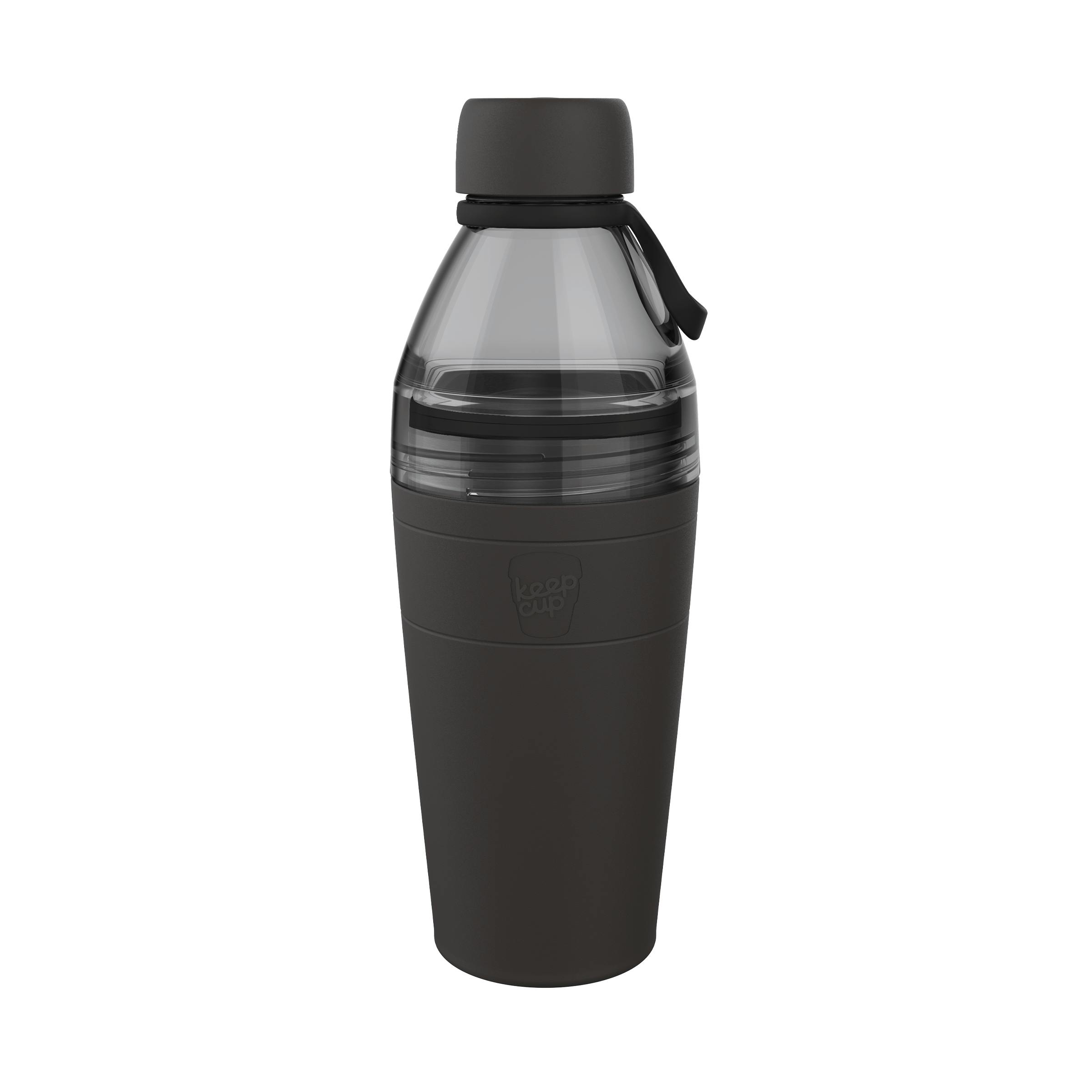 Helix Bottle Clear Top - 660ml | Black
