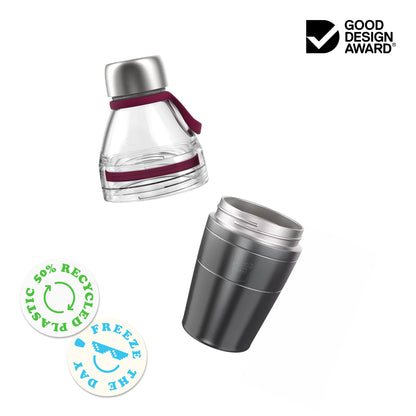 Helix Bottle Clear Top - 530ml | Cloud