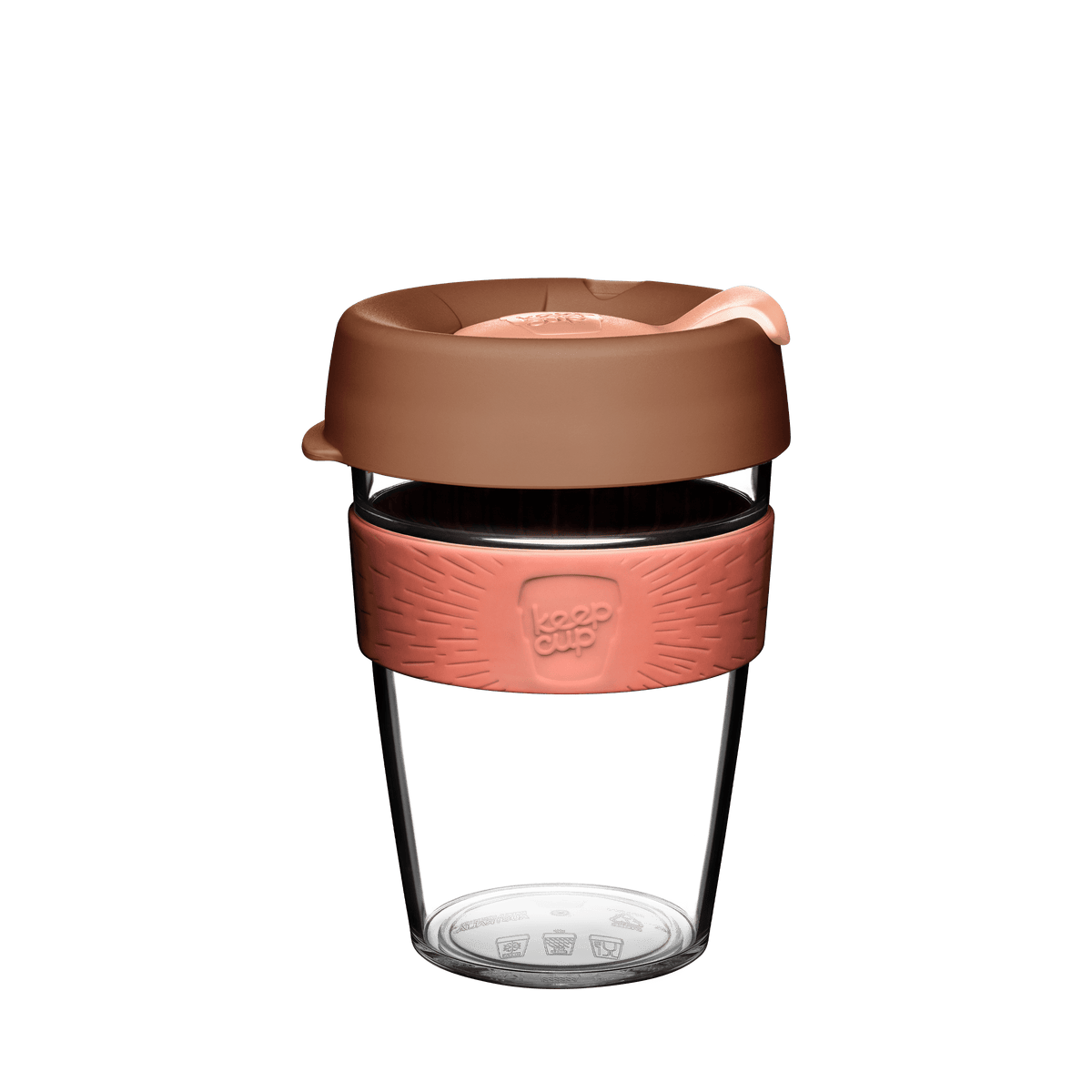 KeepCup Original Clear 12oz Frappe | Lightweight Coffee Cup