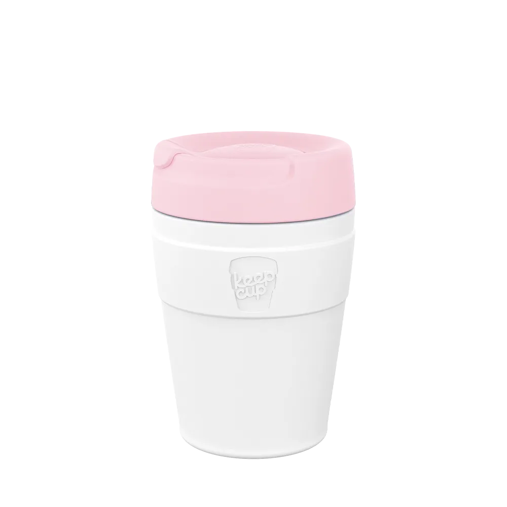 Traveller - M 12oz | White Pashmak Pink