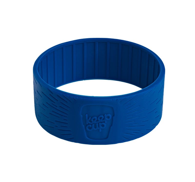 KeepCup Clear Traveller Replacement Part - Absolute Blue Silicone Band 