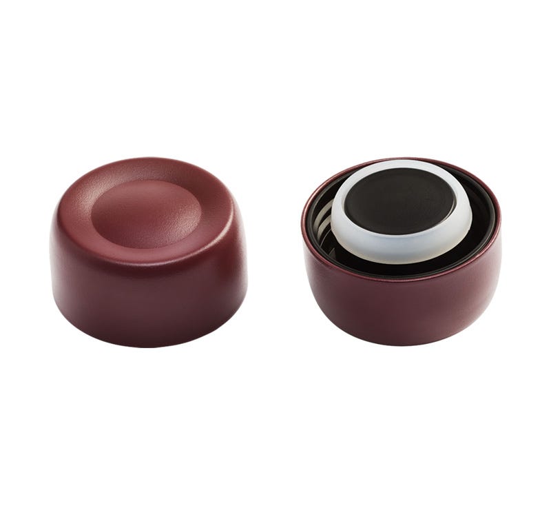 KeepCup Water Bottle Replacement Part - Dark Red Bottle Cap and gasket 