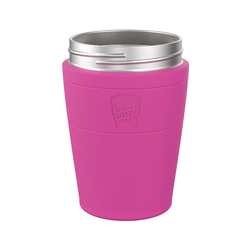 KeepCup Replacement Part - Hot Pink Insulated Leakproof Reusable Cup base